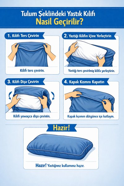 METİNEV Baby and Child Pillowcase – 100% Cotton, Soft and Durable