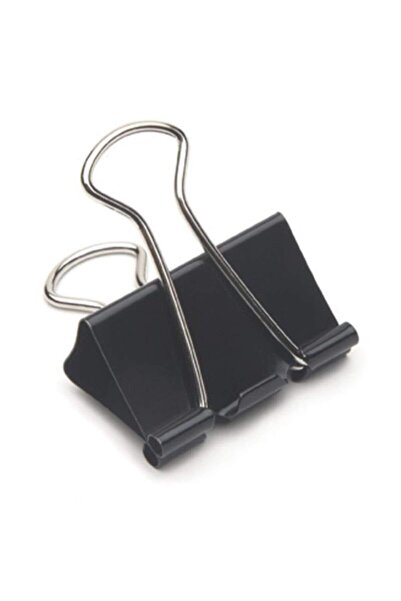 Mas Κλιπ Ωμέγα Ατσάλινο Μαύρο 19mm Συσκευασία 12 τεμαχίων