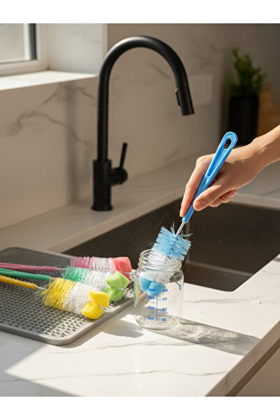 Carat Home Şişe Ve Biberon Temizleme Fırçası (1 ADET KARIŞIK)