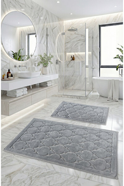 FeelHome Σετ χαλιών μπάνιου Cappadocia Squishy, Super Absorbent 2 τεμαχίων 10...