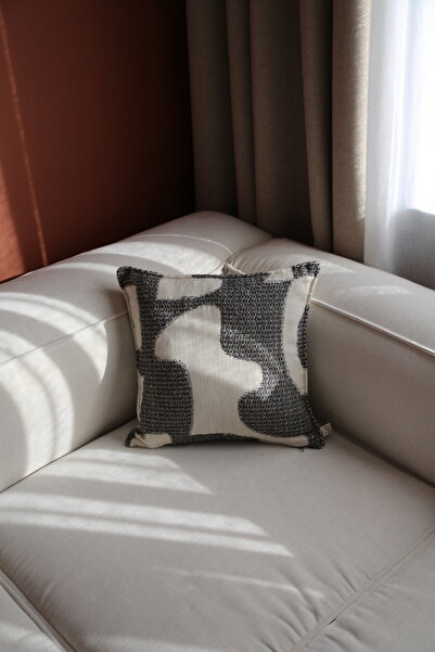 NEEDLE Dune Gri Kırlent Kılıfı (45x45)