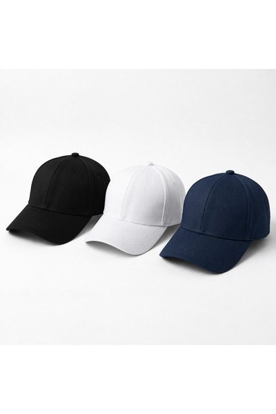 FlosTeel 3 τεμάχια Unisex Gabardine υφασμάτινα γυναικεία & ανδρικά απλά καλοκ...