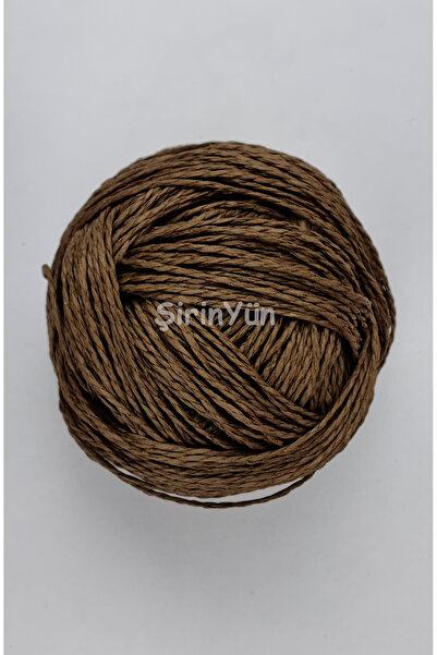 Şirin Yün Sarılmış Kağıt İp 100 Gram Kahve Moka