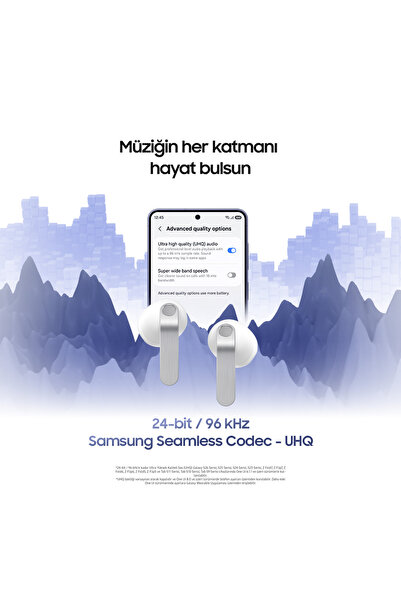 Samsung Galaxy Buds4 (ANC) Bluetooth Kulak İçi Kulaklık Siyah