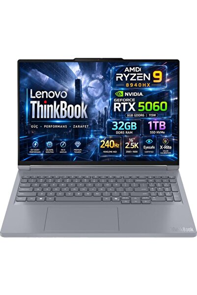 LENOVO ThinkBook 16p G6 ADR AMD Ryzen 9 8940HX 32GB 1TB SSD RTX 5060 16" WQXG...