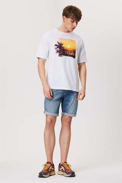 Lee Cooper Ανδρικό τζιν σορτς Elyo 4