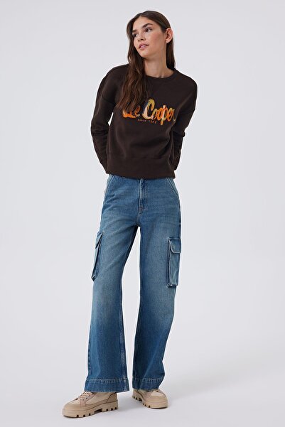 Lee Cooper Γυναικείο τζιν παντελόνι Sandy ψηλόμεσο κανονικής εφαρμογής με ίσι...