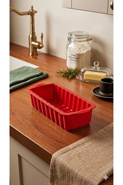 viarella Red Silicone Baton Cake Mold 26X12 cm High Heat Resistant Baton Cake...