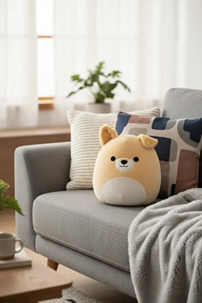 Miniso Squishmallows Schnauzer Cooper Peluş Oyuncak – Ultra Yumuşak Köpek Fig...