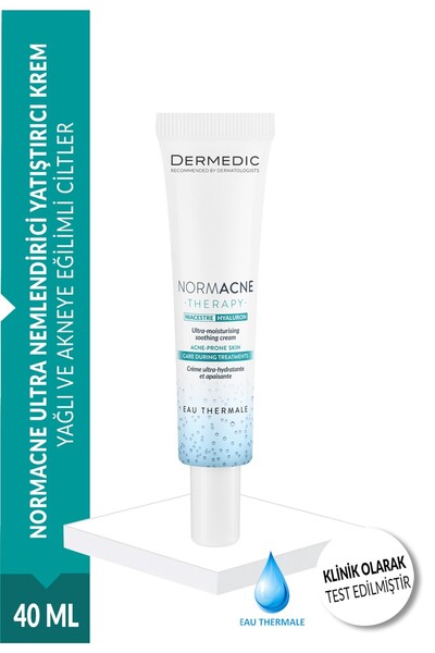 DERMEDIC NORMACNE ULTRA NEMLENDİRİCİ YATIŞTIRICI KREM 40ML