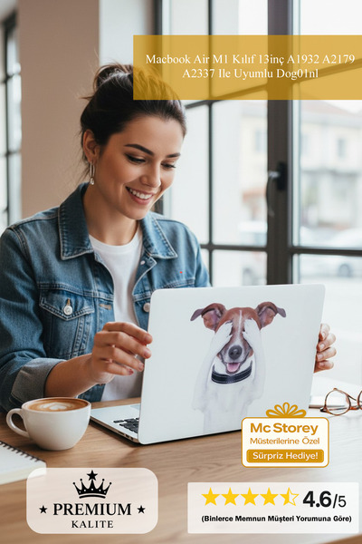Mcstorey Macbook Air M1 Kılıf 13inç A1932 A2179 A2337 Ile Uyumlu Dog01nl