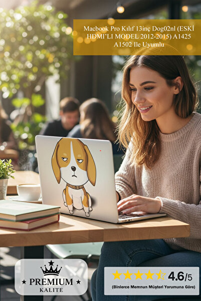 Mcstorey Macbook Pro Kılıf 13inç Dog02nl (ESKİ HDMI'LI MODEL 2012-2015) A1425...