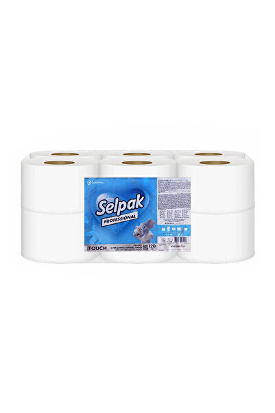 Selpak Touch İçten Çekmeli Tuvalet Kağıdı 120 Metre 12li