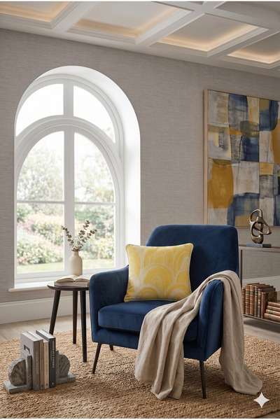 ASDİVA Στυλ Bohemian Λινό-Βαμβακερό Ψηφιακή εκτύπωση Μοτίβο με Παγιέτες 45x45...