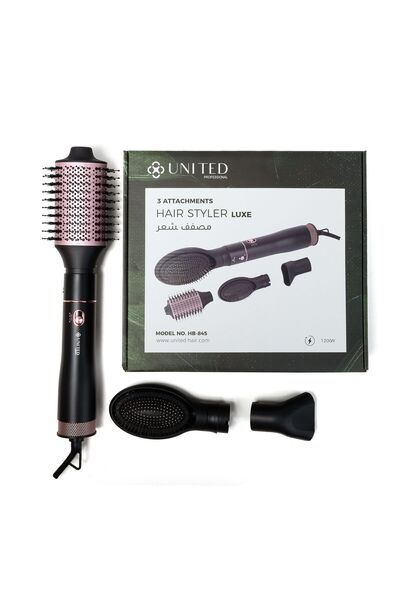 United Hair Styler LUXE- 3 Attachments 1200W No HB-845 | Z-HB-845 | High Qual...