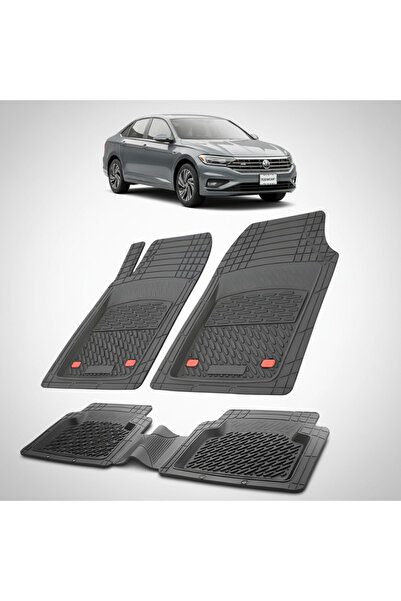 TEAMCAR ®   Covorașe auto tip tavă compatibile cu Volkswagen Jetta VII (2018-...