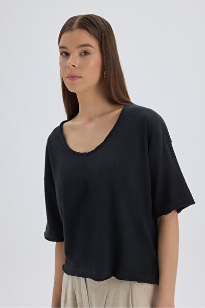 BOHEMAİ Ripley Yarım Kol Siyah T-Shirt