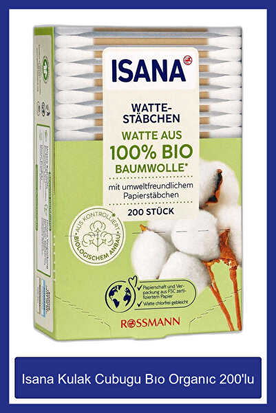 ISANA Kulak Cubugu Bıo Organıc 200'lu