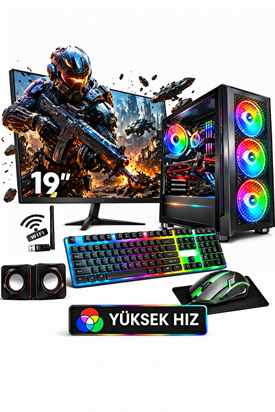 jetucuzal J-tech Newest I5-2300 8gb 256gb Ssd 19” Masaüstü Bilgisayar