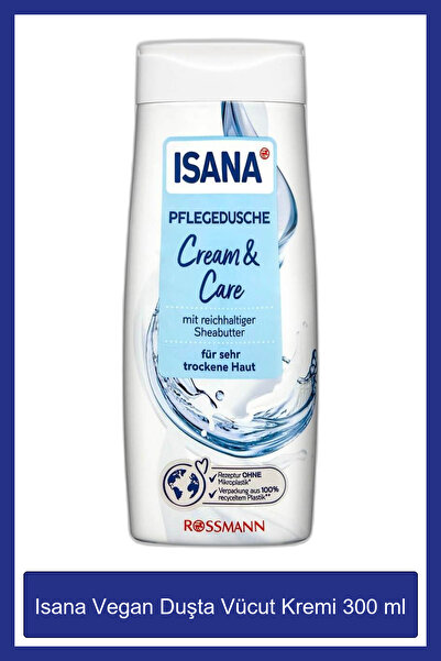ISANA Vegan Duşta Vücut Kremi 300 ml