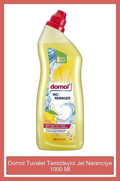 DOMOL Tuvalet Temizleyici Jel Narenciye 1000 Ml