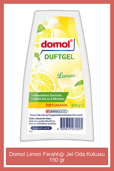 DOMOL Limon Ferahlığı Jel Oda Kokusu 150 gr