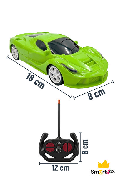 SmartFox Uzaktan Kumandalı Speed Car Pilli Oyuncak Araba 1:24 Ölçek