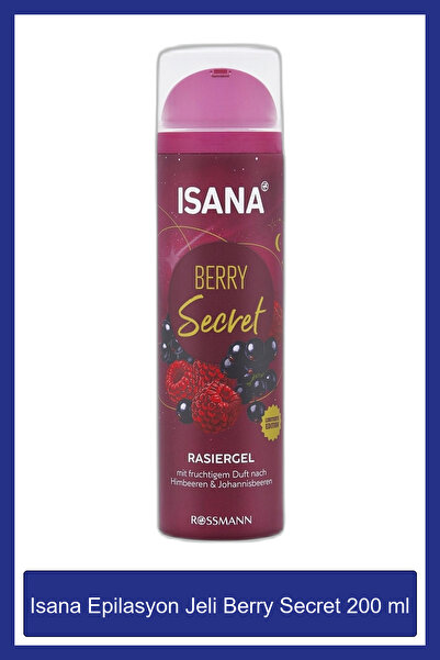 ISANA Epilasyon Jeli Berry Secret 200 ml