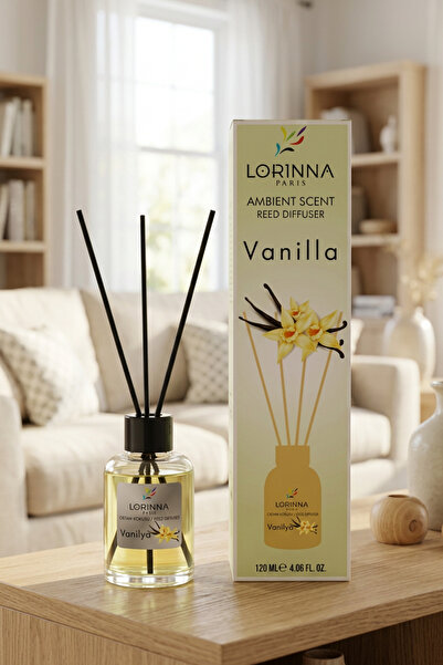 Lorinna Paris Vanilla Bambu Çubuklu 120 ml Oda Kokusu