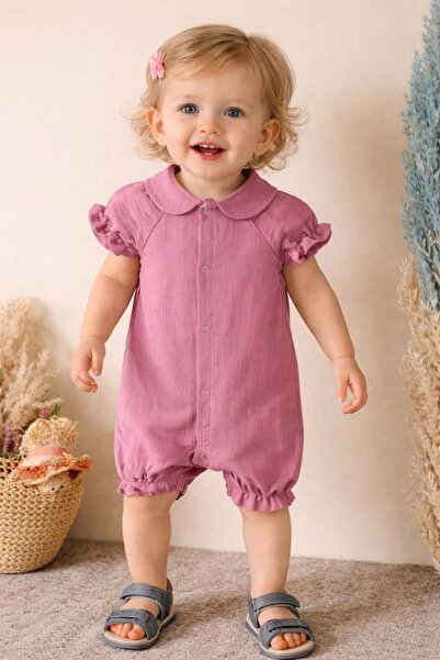 Montisu Bebeluș, Copil, Volane, Set de sus și de jos, țesătură de muselină, 1...