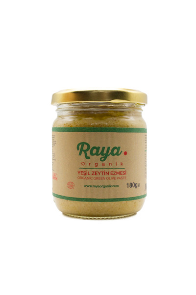 Raya Organik Organik Yeşil Zeytin Ezmesi – 180 g