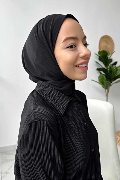 Ka Hijab Çıtçıtlı Bone - Siyah