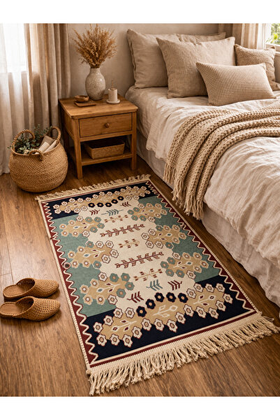 OEM Cotton cotton rug 60/90cm gray geometric EFD 17