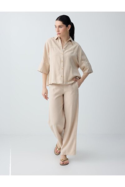 Jimmy Key Παντελόνι με κανονική μέση και κανονικό τελείωμα στα πόδια, με λεπτ...