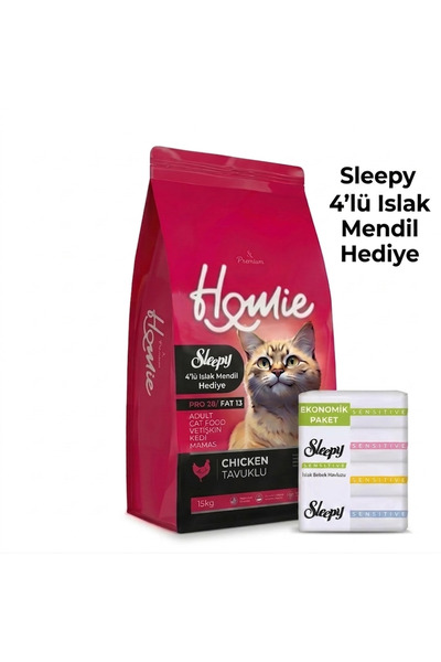 Homie Tavuklu Yetişkin Kedi Maması 15 Kg