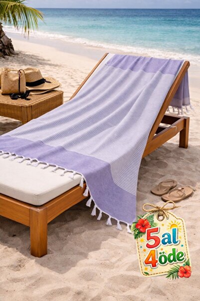 LUNGA VİTA Πετσέτα παραλίας hürrem 100% βαμβάκι, μεγάλου μεγέθους 90x170, πετ...