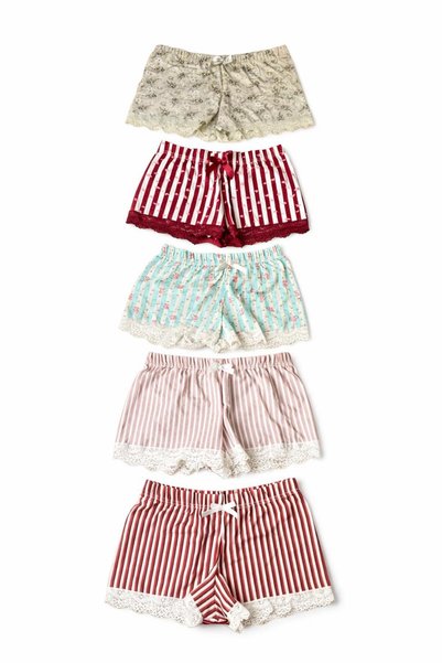 missblue moon Patterned Women's Shorts 2 Pack 2550