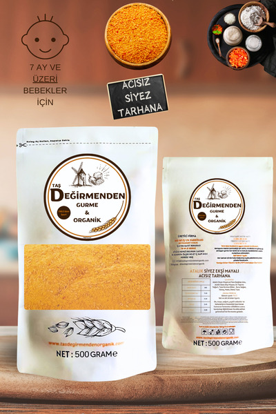 Değirmenden Atalık Tarhana Acısız - Siyez Unlu, Siyez Ekşi Mayalı - 500 Gram