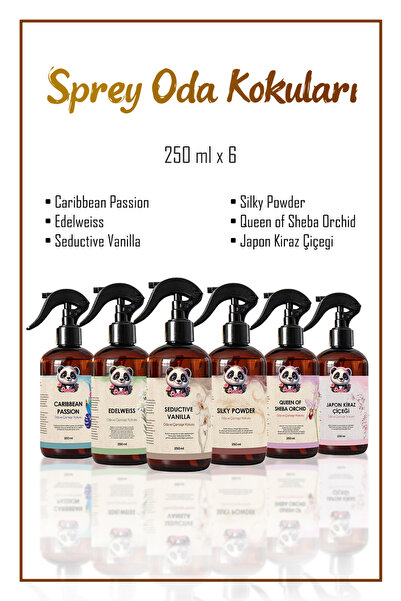 Rosie Doğanın Esintisi 6'lı Sprey Oda Kokusu Serisi 250 ml