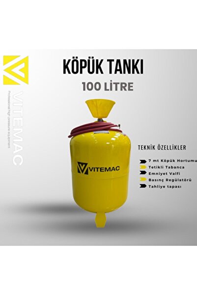 VİTEMAC 100 LİTRE KÖPÜK PÜSKÜRTME TANKI