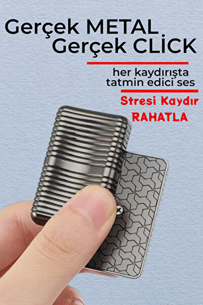 Renkoled Aydınlatma İthal Metal Manyetik Fidget Slider – Stres oyuncağı | EDC