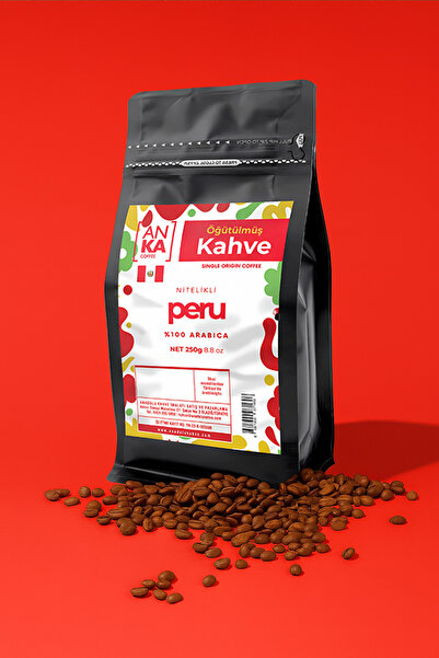 ANKA Coffee قهوة بيرو المفلترة الطازجة المعالجة حرارياً 250 جرام - 100% أرابي...