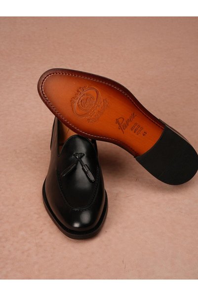 PAREZ Men's Premium Corcik Leather Sole Genuine Leather Shoes