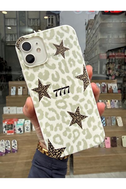 OVADA İphone 11 Uyumlu 777 Leopar Desenli Silikon Telefon Kılıfı