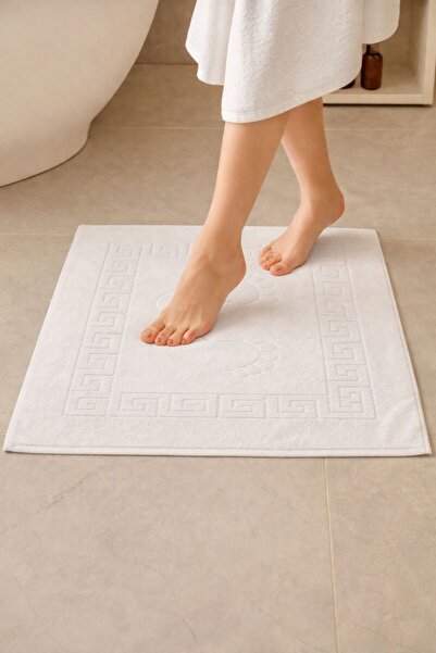 SARİNA renkli bir dünya Πετσέτα ποδιών ξενοδοχείου 50 x 70 1 τεμάχιο Λευκό χα...