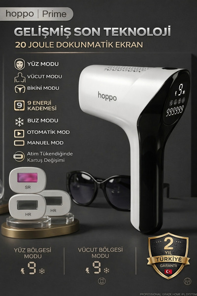 hoppo Prime IPL Lazer Epilasyon Cihazı