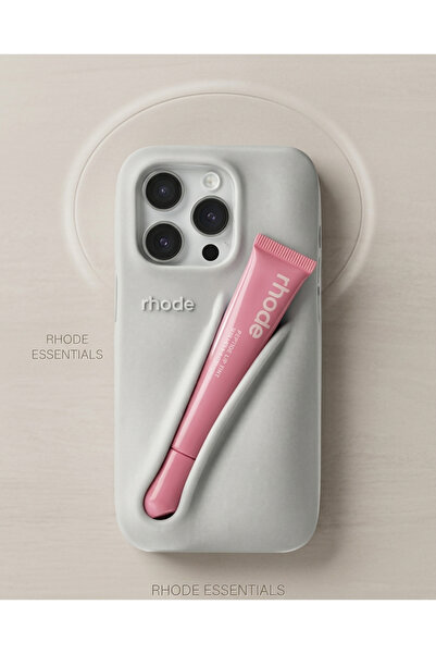 Iphone 14 Pro Max (6.7 inç) Uyumlu Summer Lip Case Ruj Bölmeli Rujlu Kılıf