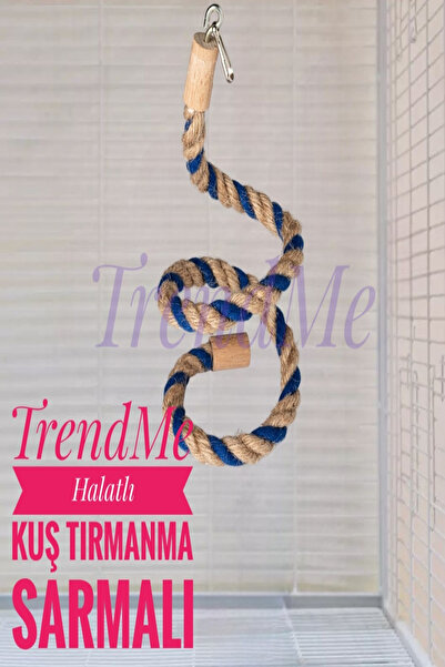 UniqBirdToys Trendme Esnek Renkli Kuş Tırmanma Oyuncağı ( Mavi )