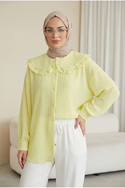 Modamorfo Πουκάμισο με κουμπιά και λεπτομέρεια κορδέλας στο μπροστινό μέρος -...