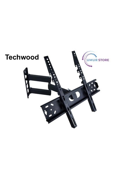 Techwood 50U660EU 50” 4K SMART 32-55 inç Tek Kollu Hareketli LCD LED TV Duvar Askı Aparatı